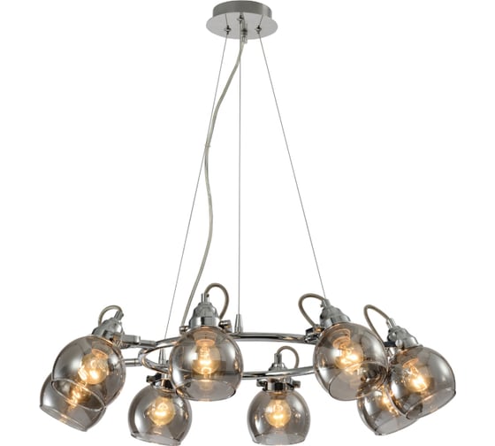 Подвес Rivoli Agnesa P8, хром, 8хE14, 40W, 10 Б0047314