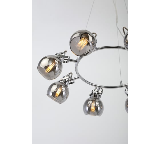Подвес Rivoli Agnesa P8, хром, 8хE14, 40W, 10 Б0047314