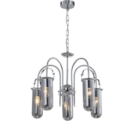 Подвес Rivoli Aleksa P5, хром, 5хE14, 40W, 24 Б0047321