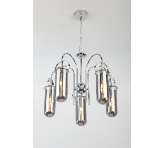 Подвес Rivoli Aleksa P5, хром, 5хE14, 40W, 24 Б0047321
