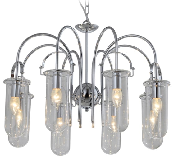 Подвес Rivoli Aleksa P8, хром, 8хE14, 40W, 18 Б0047322