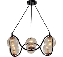 Подвес Rivoli Apollo P6, черный/медь, 6хE14, 40W, 8 Б0047332
