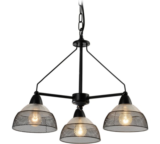 Подвес Rivoli Avda P3, черный, 3хE14, 40W, 72 Б0047352 1