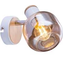 Спот Rivoli Kalisto W1, белый/светлое дерево, 1хE14, 40W, 8/288 Б0047090