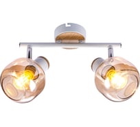 Спот Rivoli Kalisto W2, белый/светлое дерево, 2хE14, 40W, 6/162 Б0047091