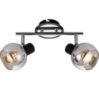 Спот Rivoli Medeya W2, хром/черный, 2хE14, 40W, 10/90 Б0047123