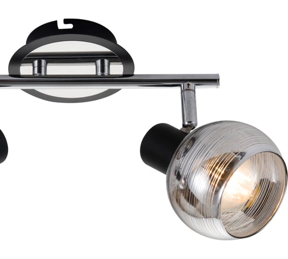 Спот Rivoli Medeya W2, хром/черный, 2хE14, 40W, 10/90 Б0047123