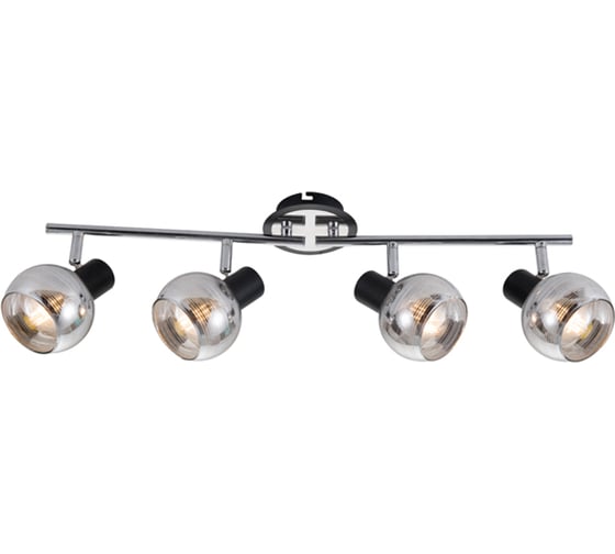 Спот Rivoli Medeya W4, хром/черный, 4хE14, 40W, 6/48 Б0047126