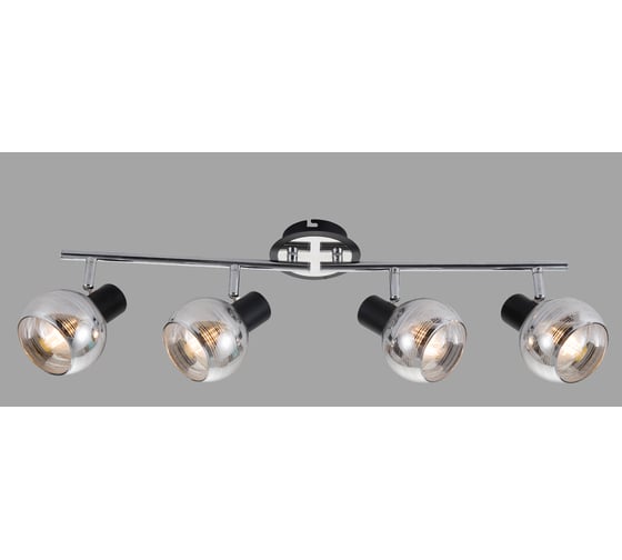 Спот Rivoli Medeya W4, хром/черный, 4хE14, 40W, 6/48 Б0047126