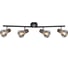 Спот Rivoli Pavla W4, черный/темное дерево, 4хE14, 40W, 6/144 Б0047113 1