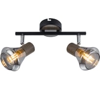 Спот Rivoli Pavla W2, черный/темное дерево, 2хE14, 40W, 12/216 Б0047109