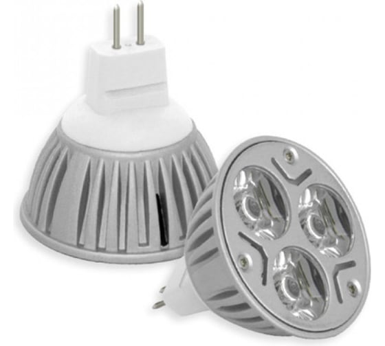 Светодиодная лампочка KANLUX POWER-3LED MR16, WW, 12В 7651