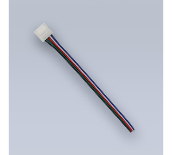 Коннектор выводной ELEGANZ RGB+W с проводом, 4шт 25100 1