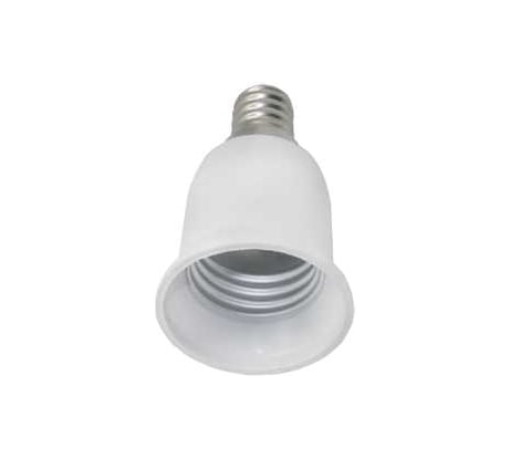 Переходник с цоколя Ecola base E14 на E27 Белый A4T14WEAY