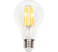 Лампа Ecola classic LED Premium 17,0W A65 220-240V E27 2700K 360 filament прозр. нитевидная (Ra 80, 100 Lm/W, КП=0) 115x65 N7LW17ELC