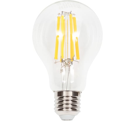 Лампа Ecola classic LED Premium 17,0W A65 220-240V E27 2700K 360 filament прозр. нитевидная (Ra 80, 100 Lm/W, КП=0) 115x65 N7LW17ELC