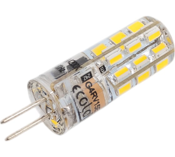 Лампа Ecola G4 LED 1,5W Corn Micro 220V 4200K 320 35x10 G4RV15ELC