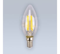 Светодиодная лампа ELEGANZ Е14 Свеча НИТЕВИДНАЯ 10W тёплая 3000К 220V, 1шт 13621