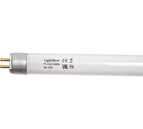 Лампа люминесцентная LightBest LBL T5 21W 3000K G5 701071042