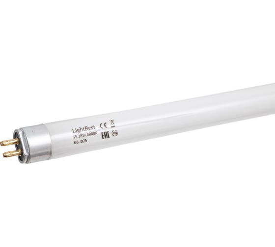 Лампа люминесцентная LightBest LBL T5 28W 3000K G5 701071045