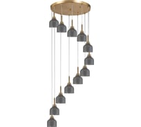 Подвесной светильник INDIGO CARAMELLA 11039/12P Smoke V000436
