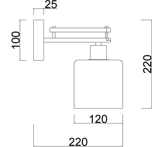 Бра MYFAR Bona MR1590-1C