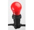 Светодиодная лампа ЭРА ERARL50-E27 LED A50-3W-E27 груша, красная, 13SMD, 3W, E27, для белт-лайт, 10/100/4500 Б0049580 3