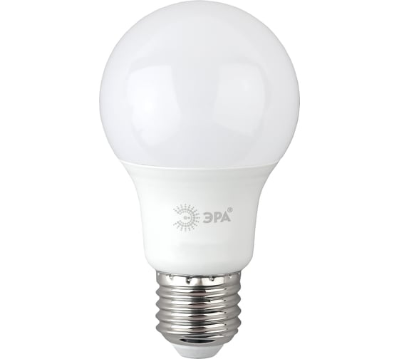 Светодиодная лампа ЭРА LED A60-6W-865-E27 R, груша, 6Вт, холодная, E27, 10/100/1500 Б0048501