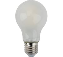 Филаментная лампа ЭРА F-LED A60-15W-840-E27 frost, груша, матовая, 15 Вт, нейтральная, Е27, 10/100/1500 Б0046984
