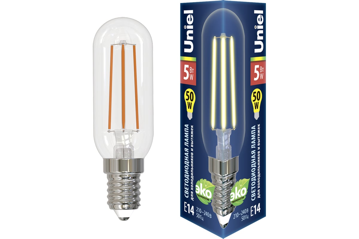 Светодиодная лампа для холодильников и вытяжки Uniel LED-Y25-5W/3000K ...