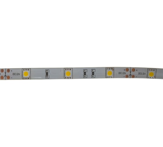 Светодиодная лента IN HOME LS 50WW-30/65 30LED, 7.2Вт/м, 12В, IP65, теплый белый, 3000K 4690612022635