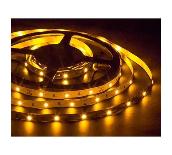 Светодиодная лента IN HOME LS 28WW-120/33 120LED, 9.6Вт/м, 12В, IP33, теплый белый, 3000K 4690612023212