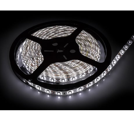 Светодиодная лента IN HOME LS 28CW-60/33 60LED, 4.8Вт/м, 12В, IP33, холодный белый, 6000K 4690612023090