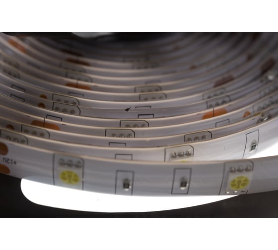 Светодиодная лента IN HOME LS 50CW-30/65 30LED, 7.2Вт/м, 12В, IP65, холодный белый, 6000K 4690612022666