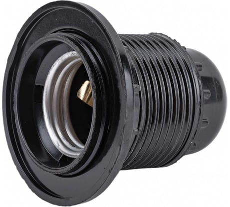 Патрон с прижимным кольцом IN HOME Н12РП-01 Е27, карболитовый 4690612032214