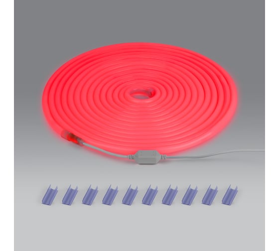 Гибкий неон Elektrostandard LS003 2835 144 LED лампы, 16 мм, круглый, красный, 10 м a047020