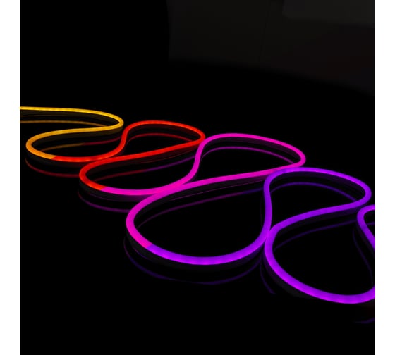 Гибкий неон Elektrostandard LS001 5050 RGB, односторонний, многоцветный, 10 м a046702