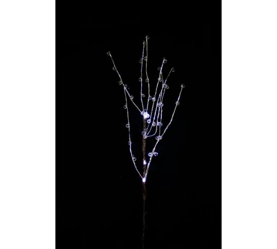 Ветка FERON 3V 4LED белый, высота 62 см, батарейки 2АА, IP20,LD209B 26869