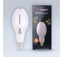 Светодиодная лампа ELEGANZ Е27 35W промышленная матовая нейтральная 4500К 220V, 1шт EL-0084