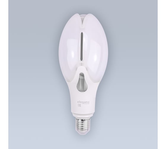 Светодиодная лампа ELEGANZ Е27 45W промышленная матовая нейтральная 4500К 220V, 1шт EL-0086