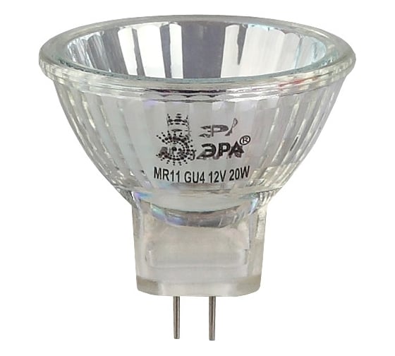 Галогенная лампа ЭРА GGU4-MR11-20W-12V-30CL 20Вт софит теплый белый свет Б0049310