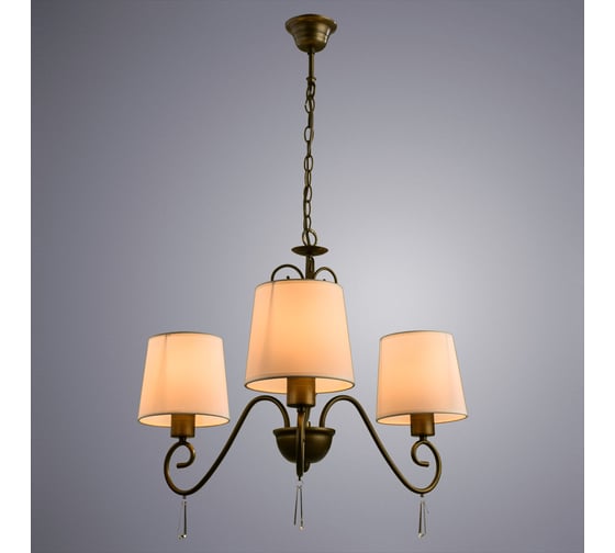 Подвесная люстра Arte Lamp CAROLINA A9239LM-3BR