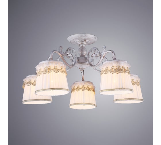 Потолочная люстра Arte Lamp MERLETTO A5709PL-5WG