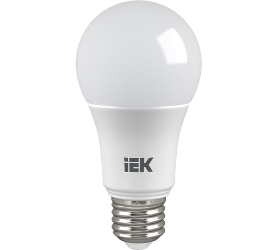 Лампа IEK LED, A60, 9вт, 230В, 4000К, E27 LLE-A60-9-230-40-E27