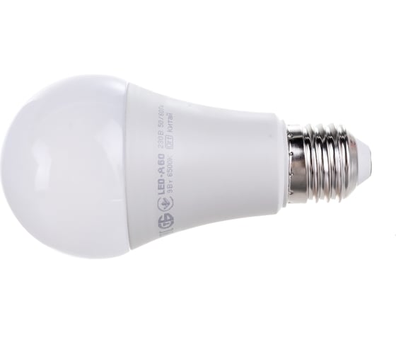 Лампа IEK LED, A60, 9вт, 230В, 6500К, E27 LLE-A60-9-230-65-E27