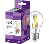 Лампа IEK серия 360, LED, A60, прозрачная, 11вт, 230В, 3000К, E27 LLF-A60-11-230-30-E27-CL