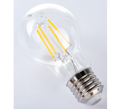 Лампа IEK серия 360, LED, A60, прозрачная, 7вт, 230В, 3000К, E27 LLF-A60-7-230-30-E27-CL