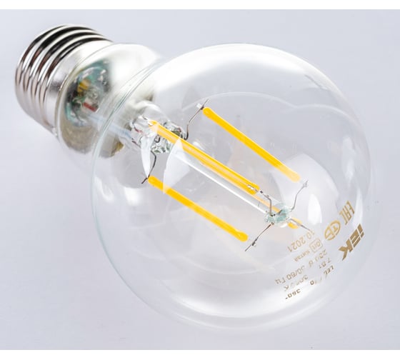 Лампа IEK серия 360, LED, A60, прозрачная, 7вт, 230В, 3000К, E27 LLF-A60-7-230-30-E27-CL