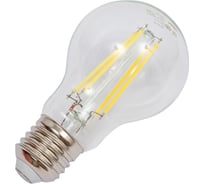 Лампа IEK серия 360, LED, A60, прозрачная, 9вт, 230В, 6500К, E27 LLF-A60-9-230-65-E27-CL