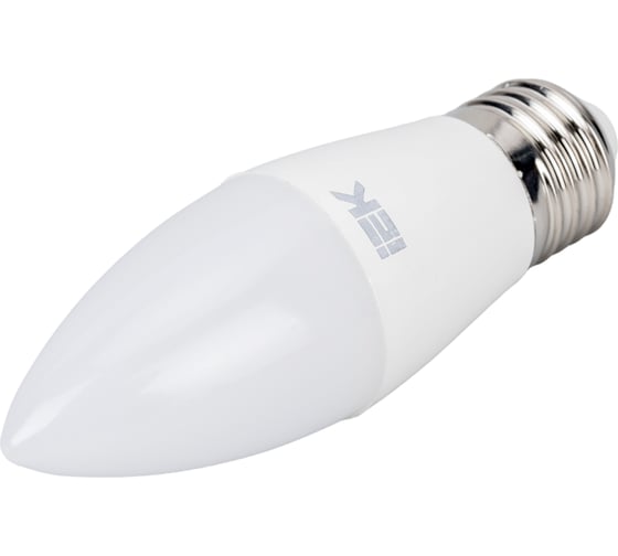 Лампа IEK LED, C35, свеча, 9вт, 230В, 3000К, E27 LLE-C35-9-230-30-E27